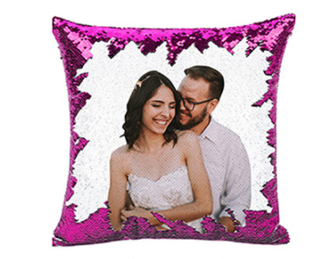Magic Sequined Custom Gift Pillow Magic Sequined Custom Gift Pillow